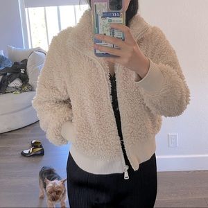 Zara Teddy Bomber Jacket